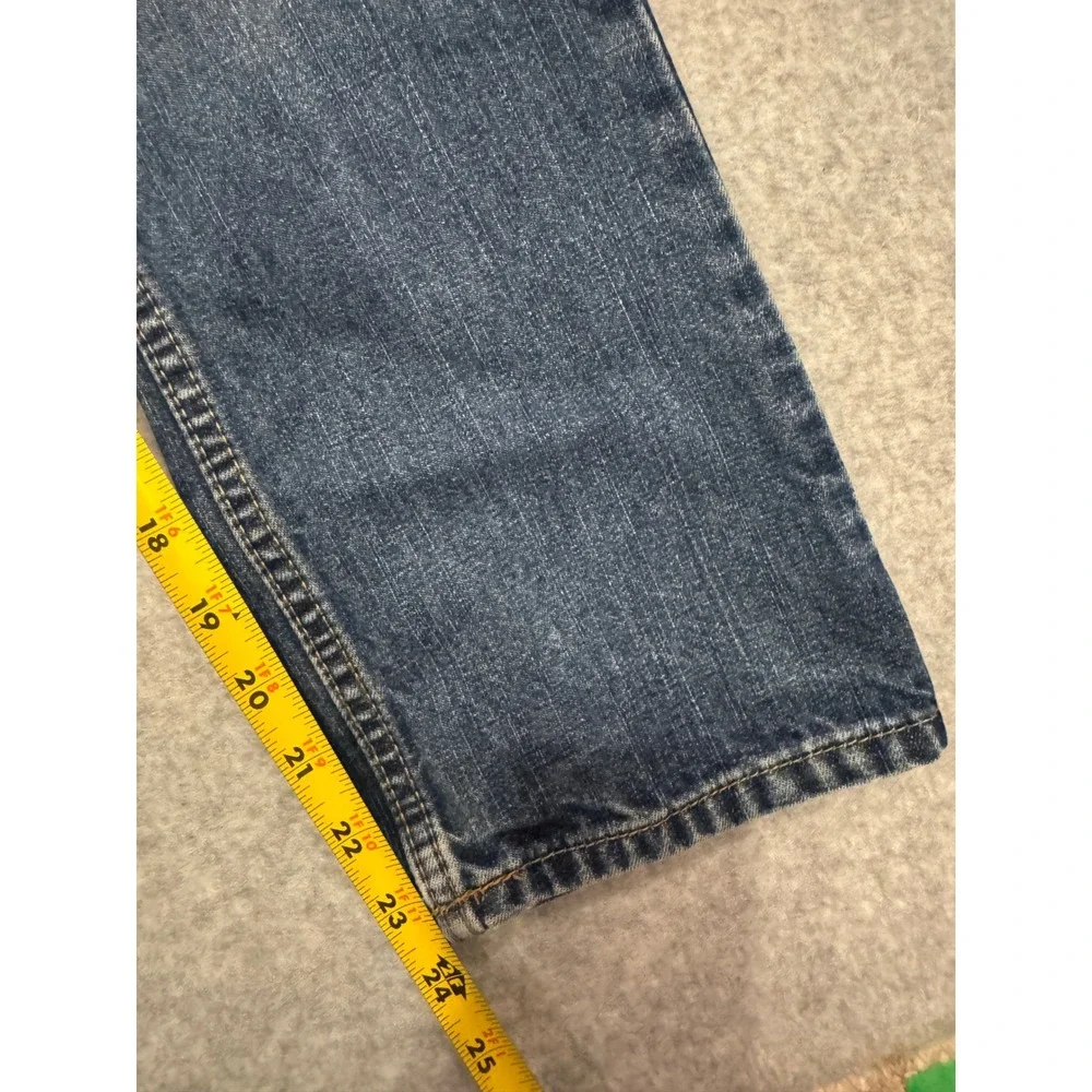 Arizona Jeans Co Boys 12 Slim Original Straight Leg Blue Denim Pants Medium Wash